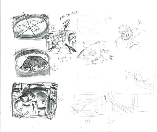 Dave Bullock Hand-Drawn Comic Illustration for Covers and Book DC M33