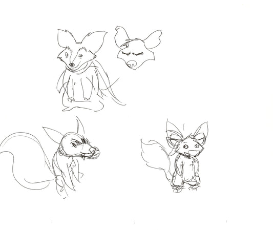 Dave Bullock Hand-Drawn Comic Illustration for Covers and Book DC M36