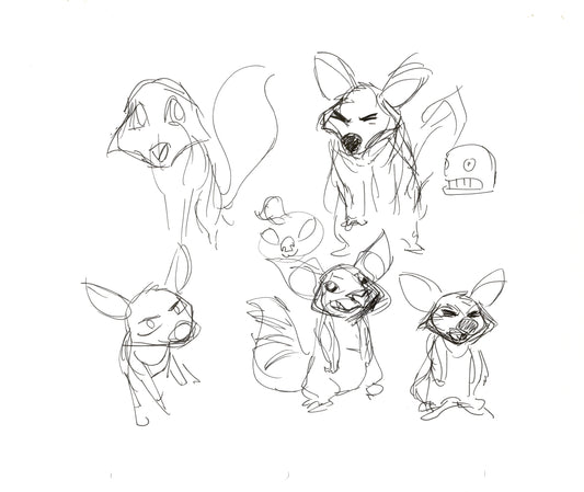 Dave Bullock Hand-Drawn Comic Illustration for Covers and Book DC M37