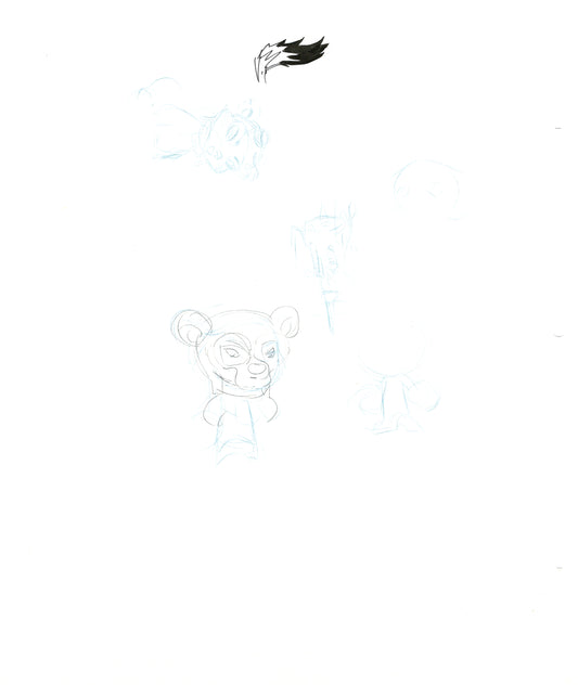 Dave Bullock Hand-Drawn Comic Illustration for Covers and Book DC M39