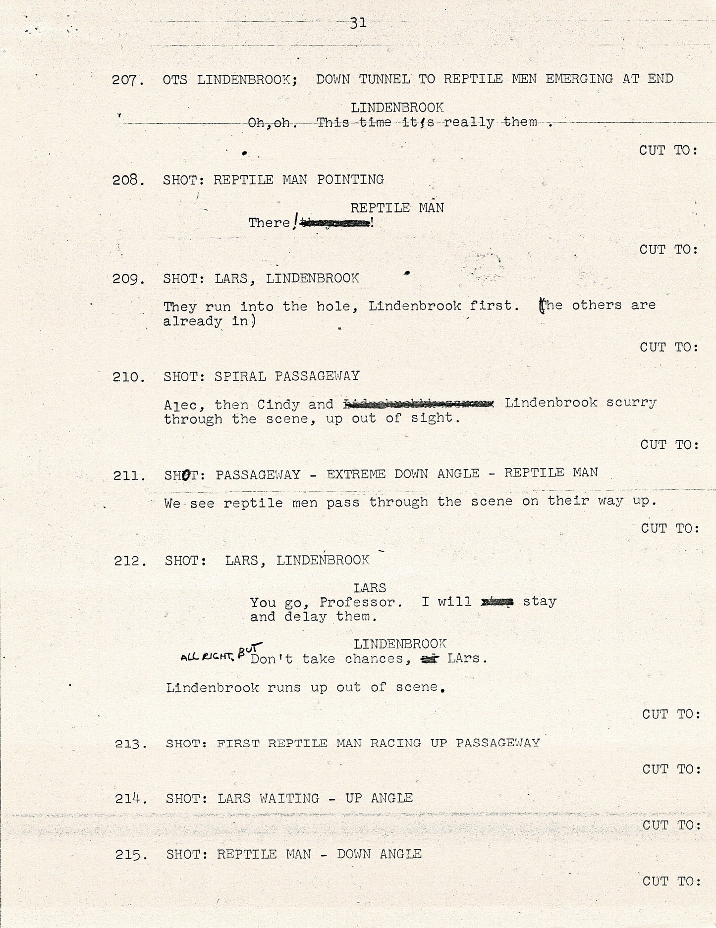 Journey To the Center of the Earth 1967 44-page Cartoon Script Filmation Ocean