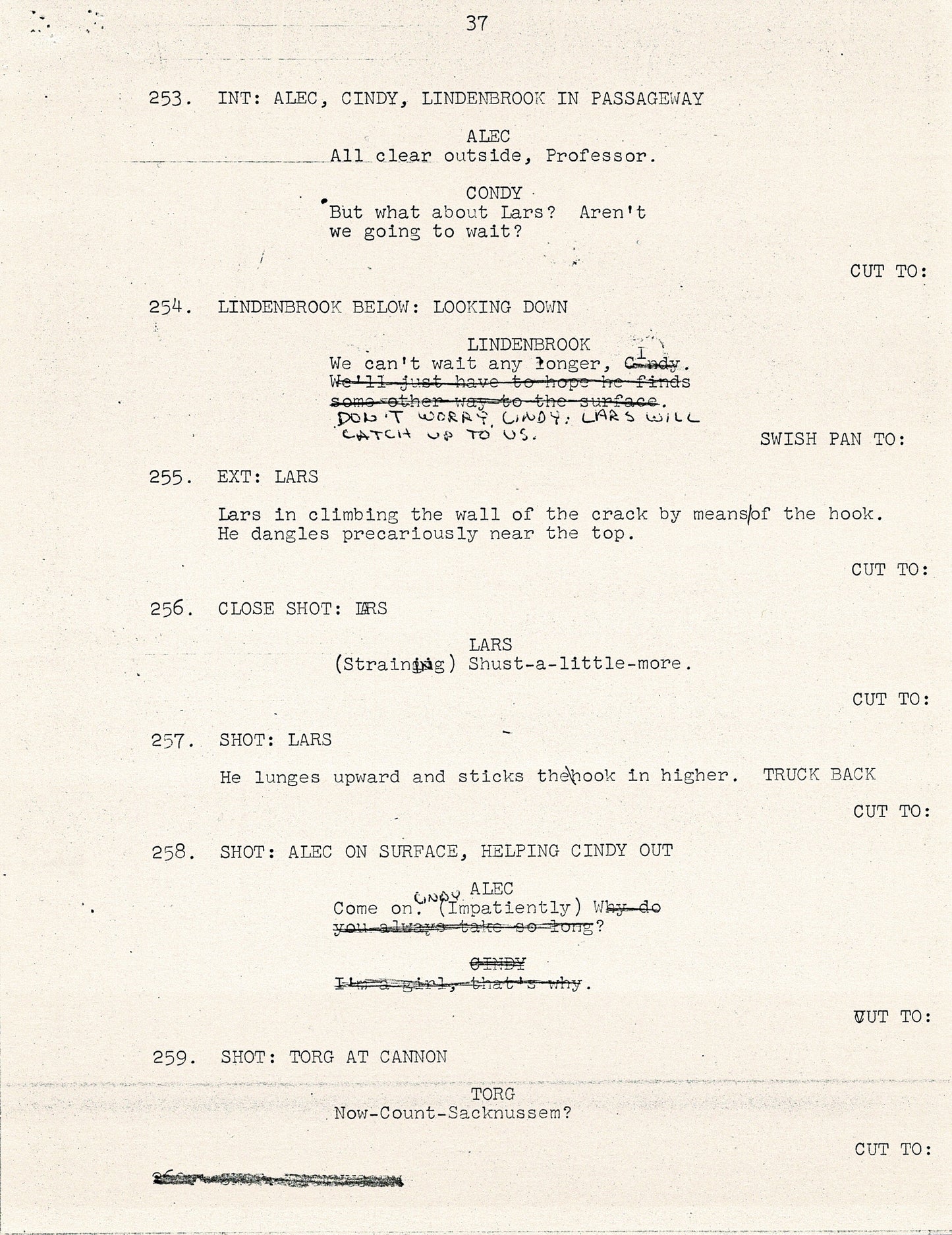 Journey To the Center of the Earth 1967 44-page Cartoon Script Filmation Ocean