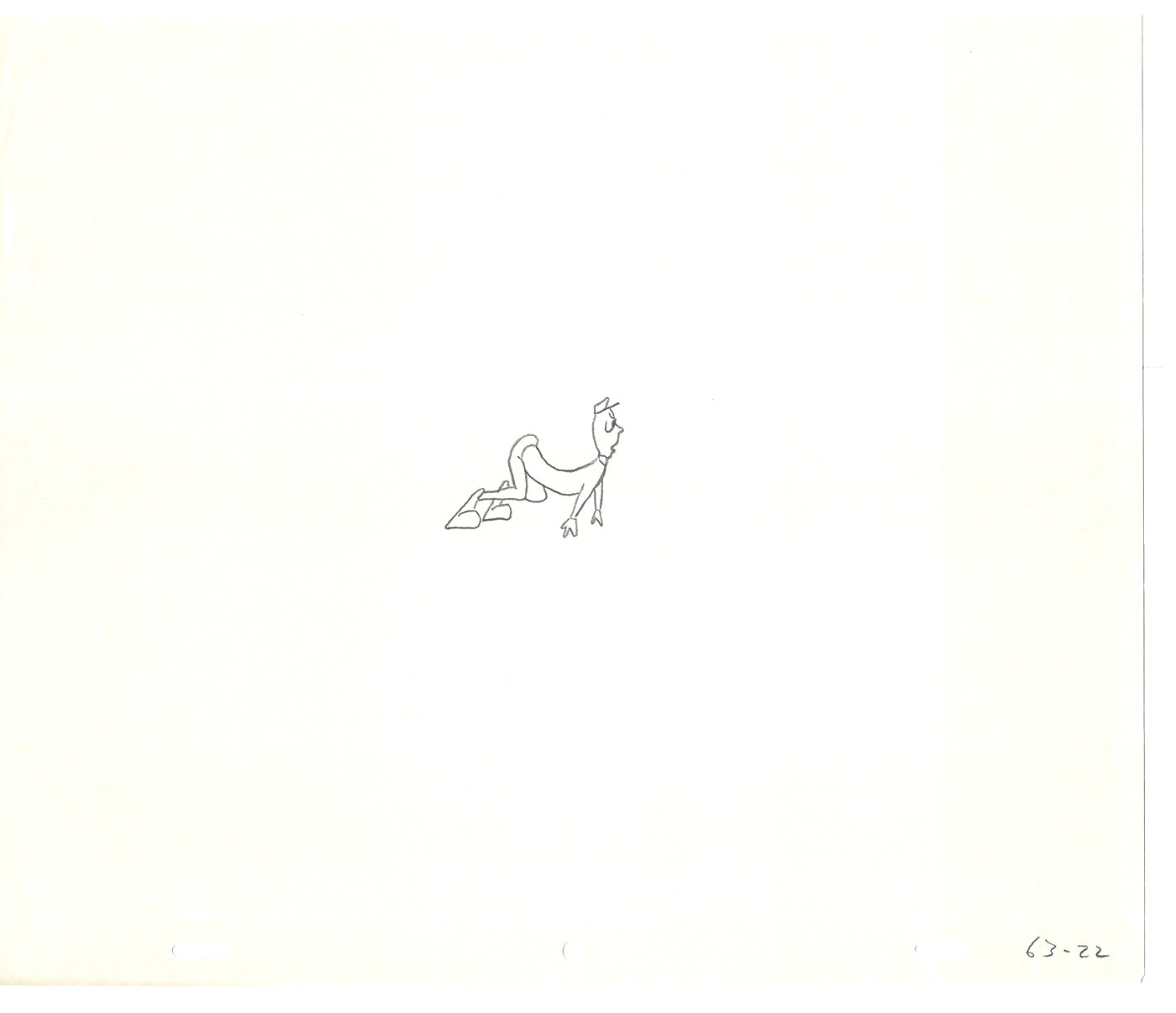 Sesame Street Two Cel Drawings Detective Anticipation Production Cartoon Ivanick 1989 CD053