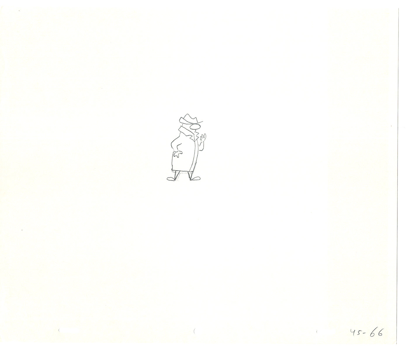 Sesame Street Two Cel Drawings Detective Anticipation Production Cartoon Ivanick 1989 CD063