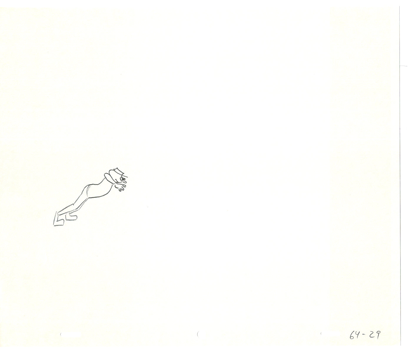Sesame Street Two Cel Drawings Detective Anticipation Production Cartoon Ivanick 1989 CD071