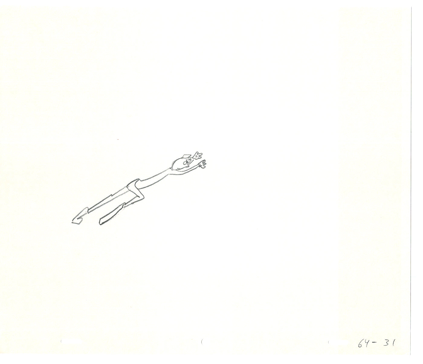 Sesame Street Two Cel Drawings Detective Anticipation Production Cartoon Ivanick 1989 CD075