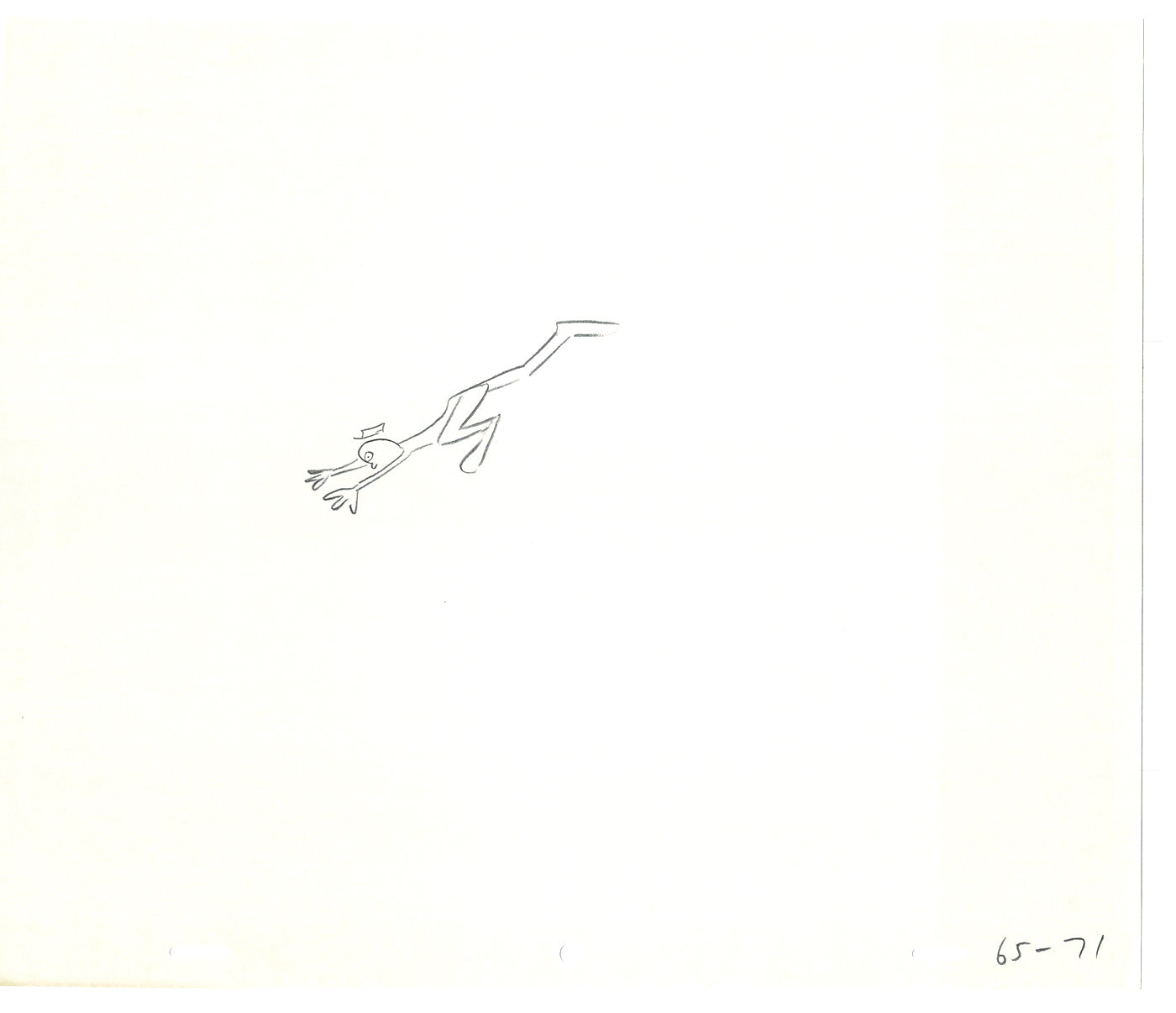 Sesame Street Two Cel Drawings Detective Anticipation Production Cartoon Ivanick 1989 CD083