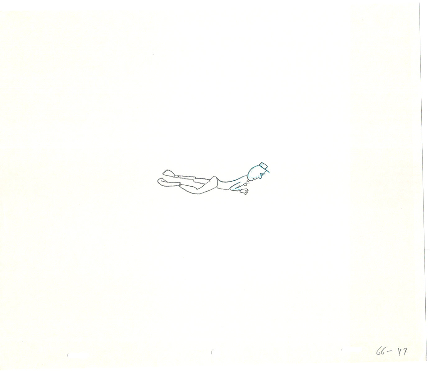Sesame Street Two Cel Drawings Detective Anticipation Production Cartoon Ivanick 1989 CD087
