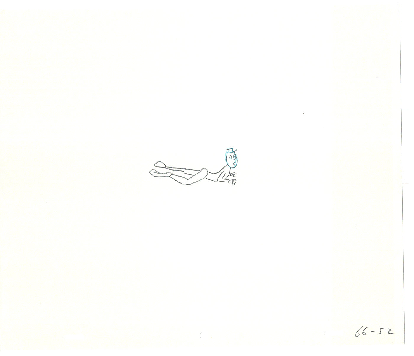 Sesame Street Two Cel Drawings Detective Anticipation Production Cartoon Ivanick 1989 CD093
