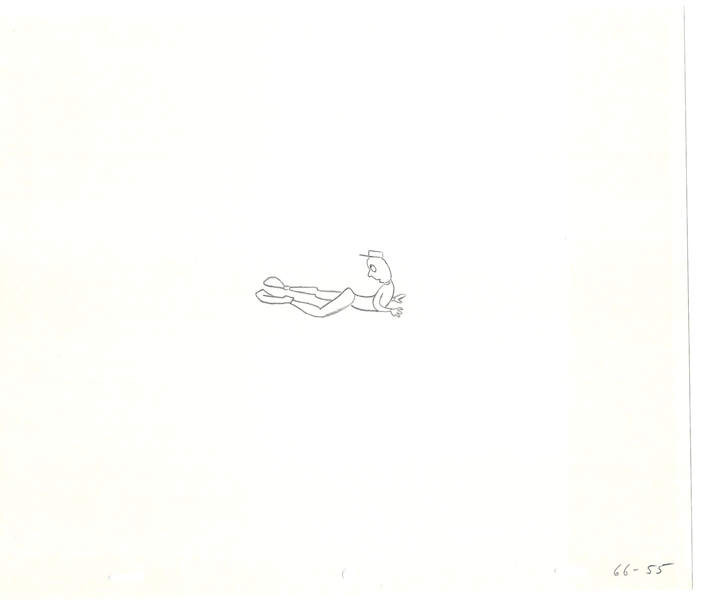 Sesame Street Two Cel Drawings Detective Anticipation Production Cartoon Ivanick 1989 CD099