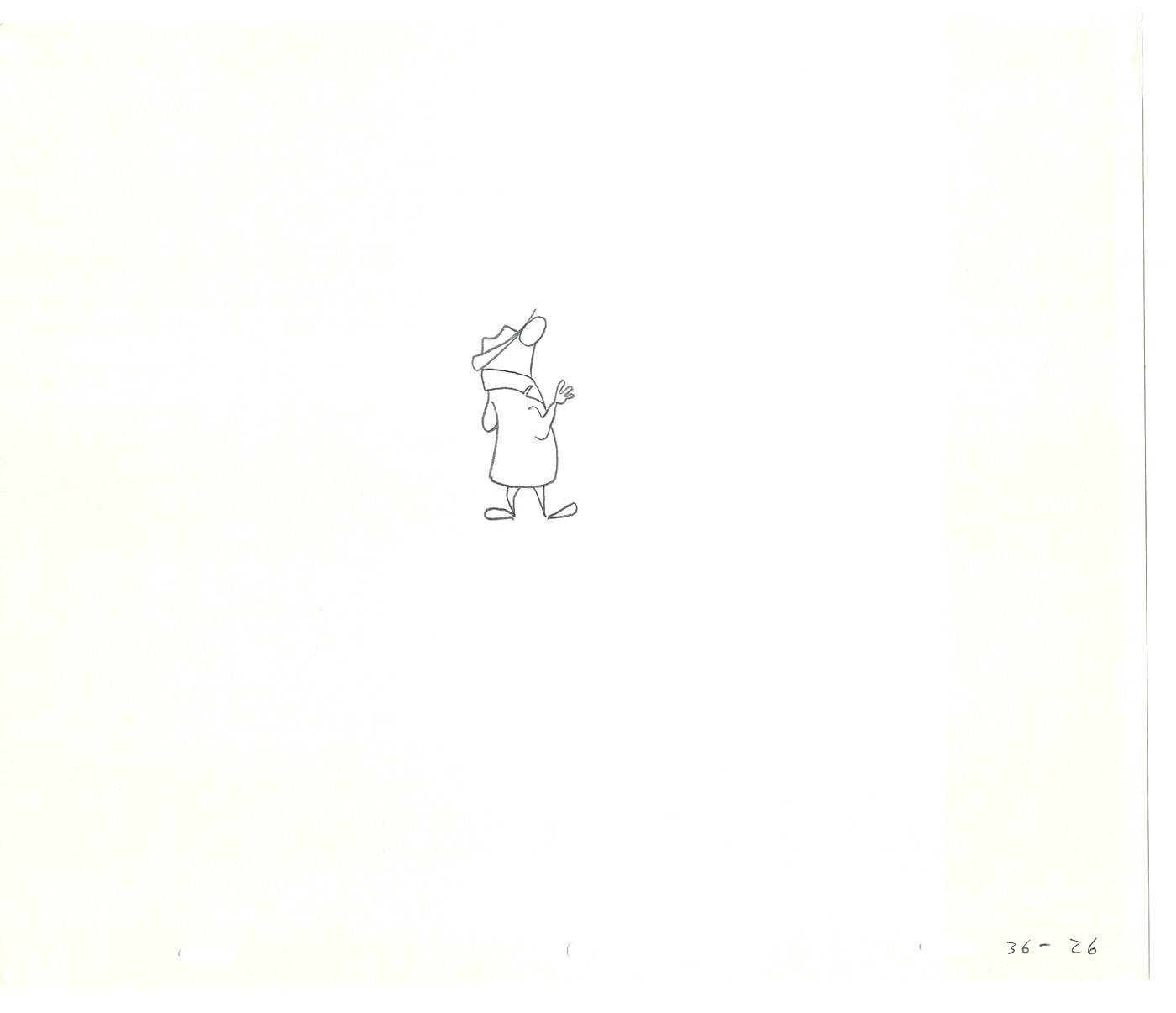 Sesame Street Two Cel Drawings Detective Anticipation Production Cartoon Ivanick 1989 CD109