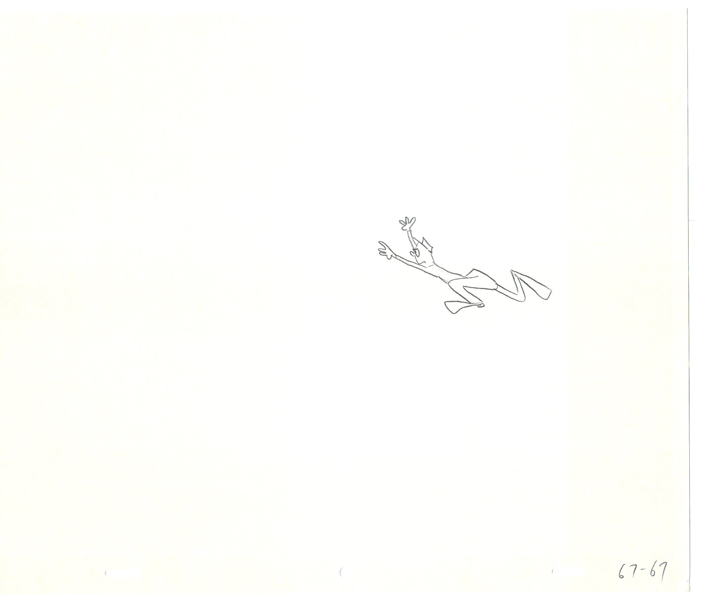 Sesame Street Two Cel Drawings Detective Anticipation Production Cartoon Ivanick 1989 CD115