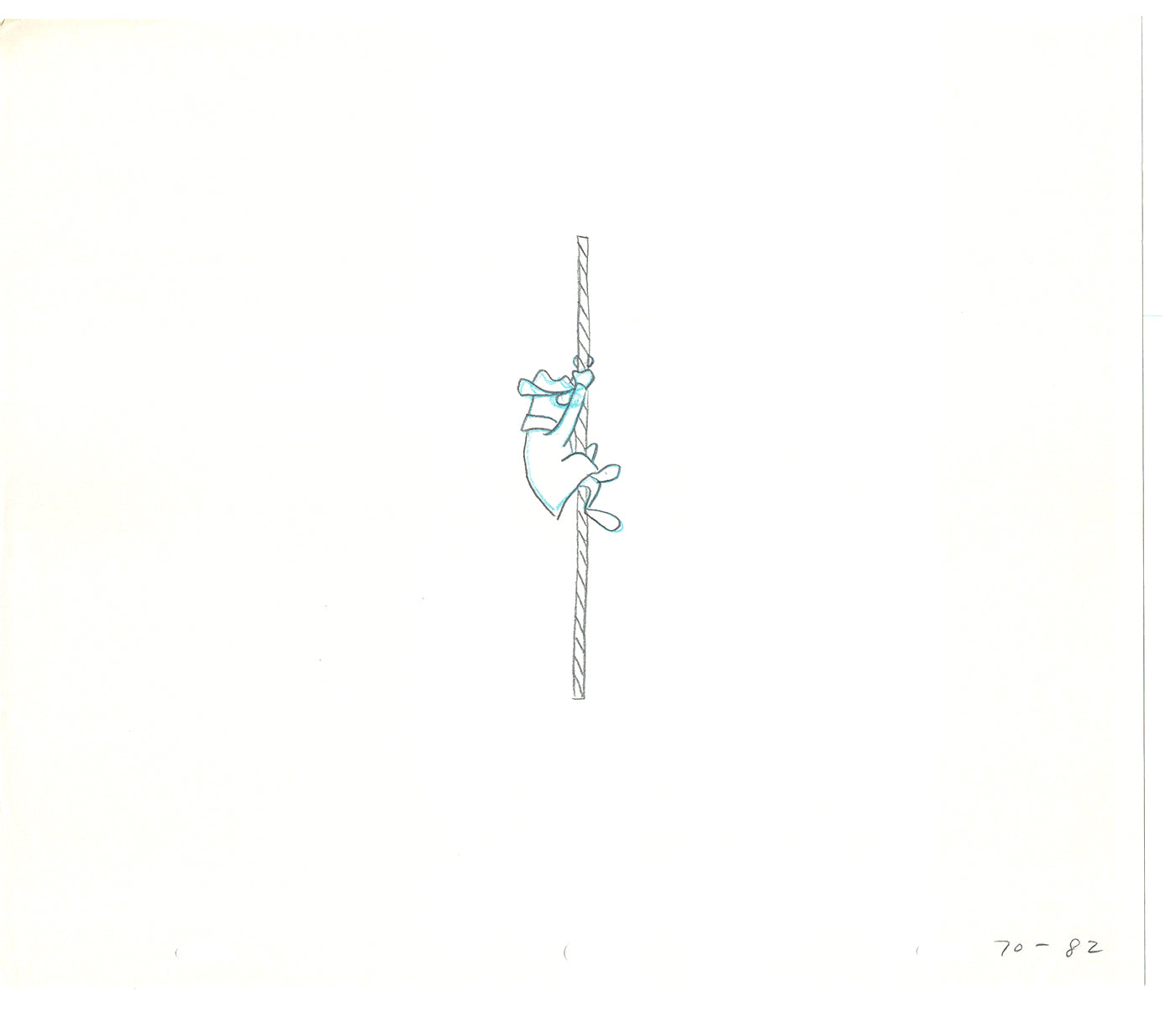 Sesame Street Two Cel Drawings Detective Anticipation Production Cartoon Ivanick 1989 CD127
