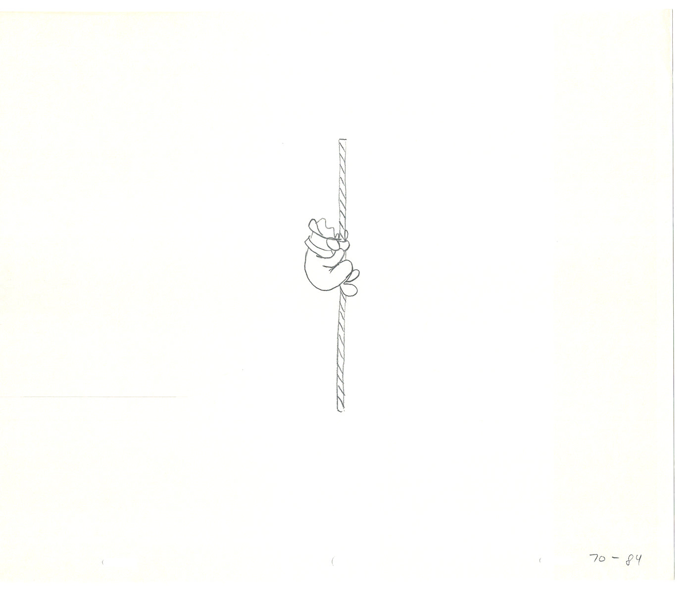 Sesame Street Two Cel Drawings Detective Anticipation Production Cartoon Ivanick 1989 CD133