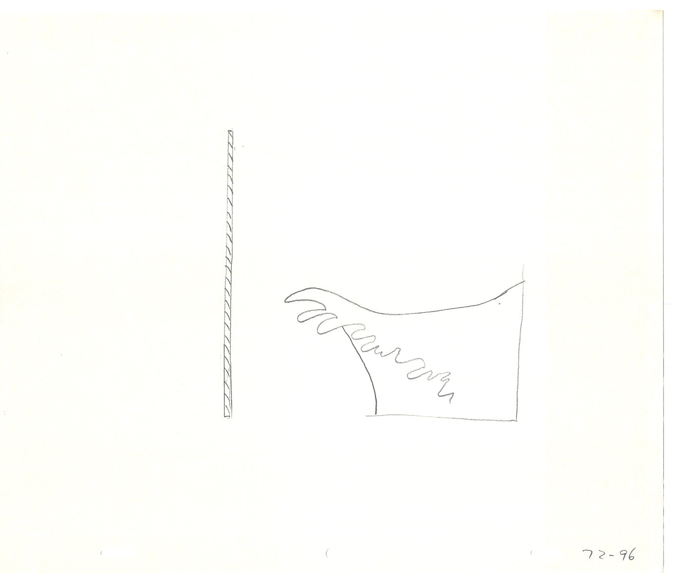 Sesame Street Two Cel Drawings Detective Anticipation Production Cartoon Ivanick 1989 CD145
