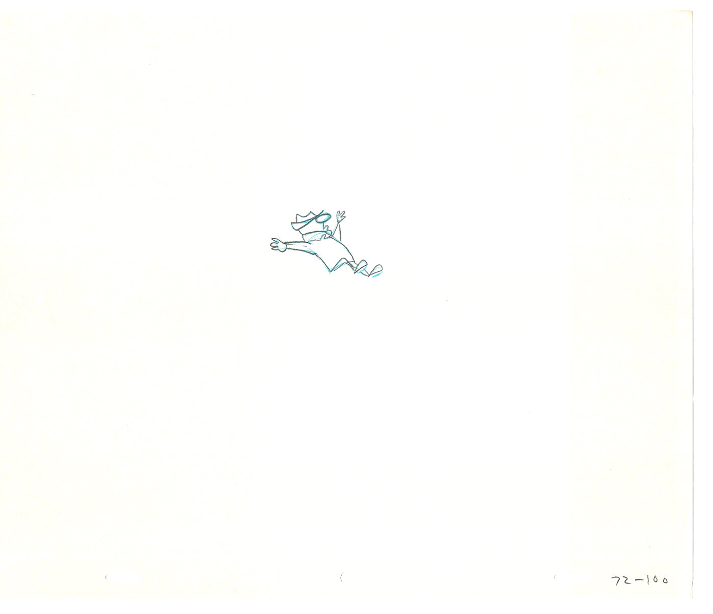 Sesame Street Two Cel Drawings Detective Anticipation Production Cartoon Ivanick 1989 CD147