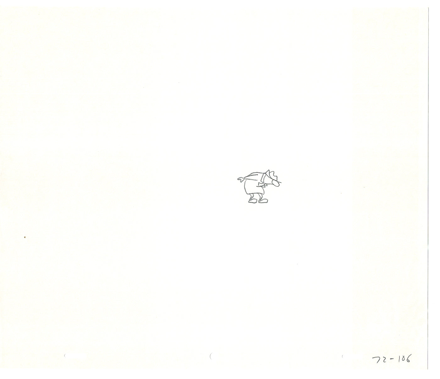 Sesame Street Two Cel Drawings Detective Anticipation Production Cartoon Ivanick 1989 CD159