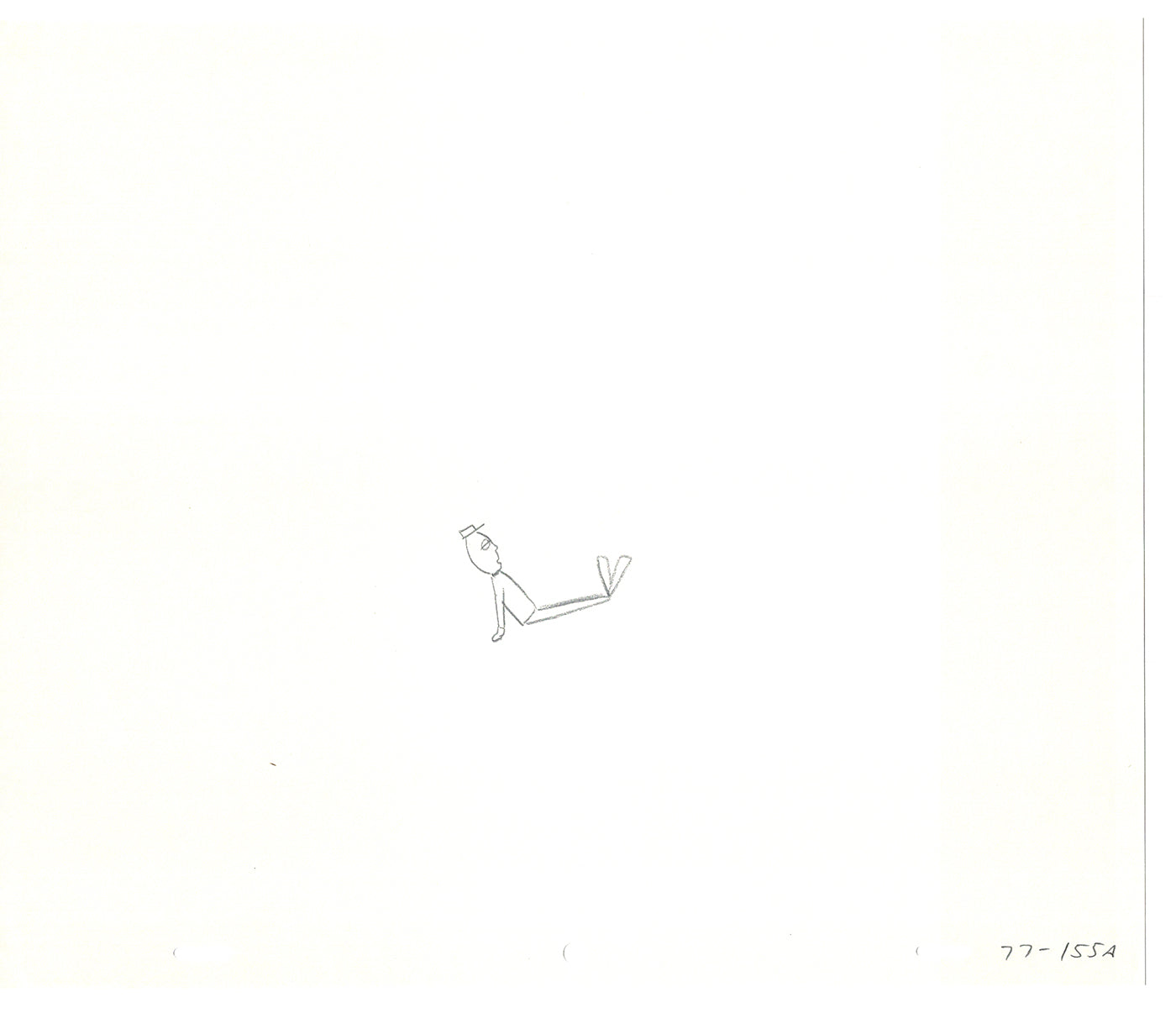 Sesame Street Two Cel Drawings Detective Anticipation Production Cartoon Ivanick 1989 CD179