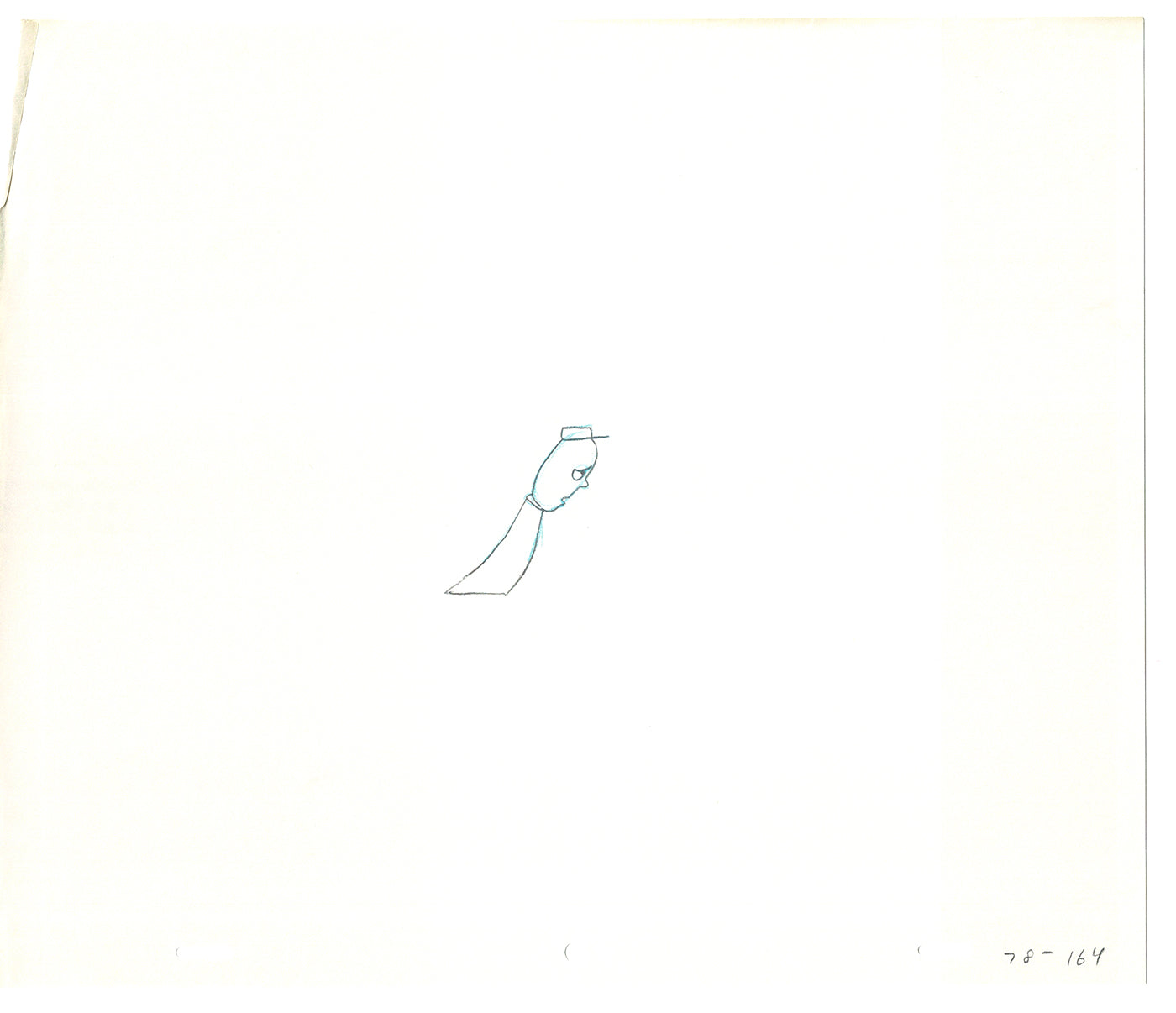 Sesame Street Two Cel Drawings Detective Anticipation Production Cartoon Ivanick 1989 CD187