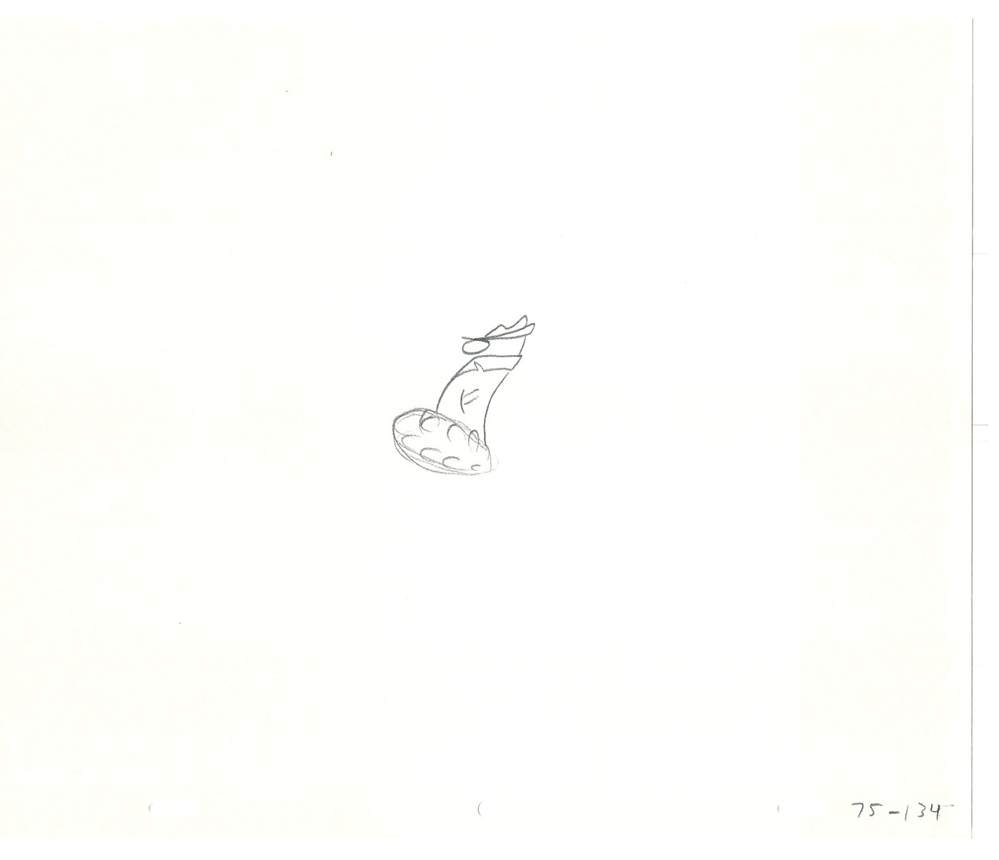 Sesame Street Two Cel Drawings Detective Anticipation Production Cartoon Ivanick 1989 DD195