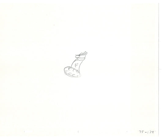 Sesame Street Two Cel Drawings Detective Anticipation Production Cartoon Ivanick 1989 DD195