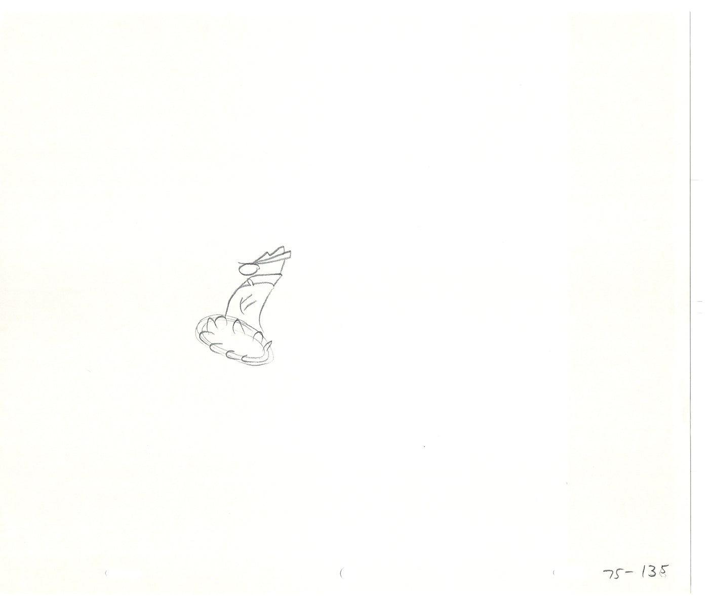 Sesame Street Two Cel Drawings Detective Anticipation Production Cartoon Ivanick 1989 DD197