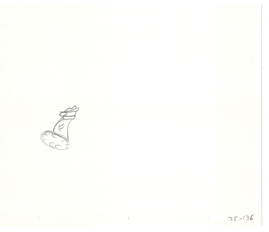 Sesame Street Two Cel Drawings Detective Anticipation Production Cartoon Ivanick 1989 DD199