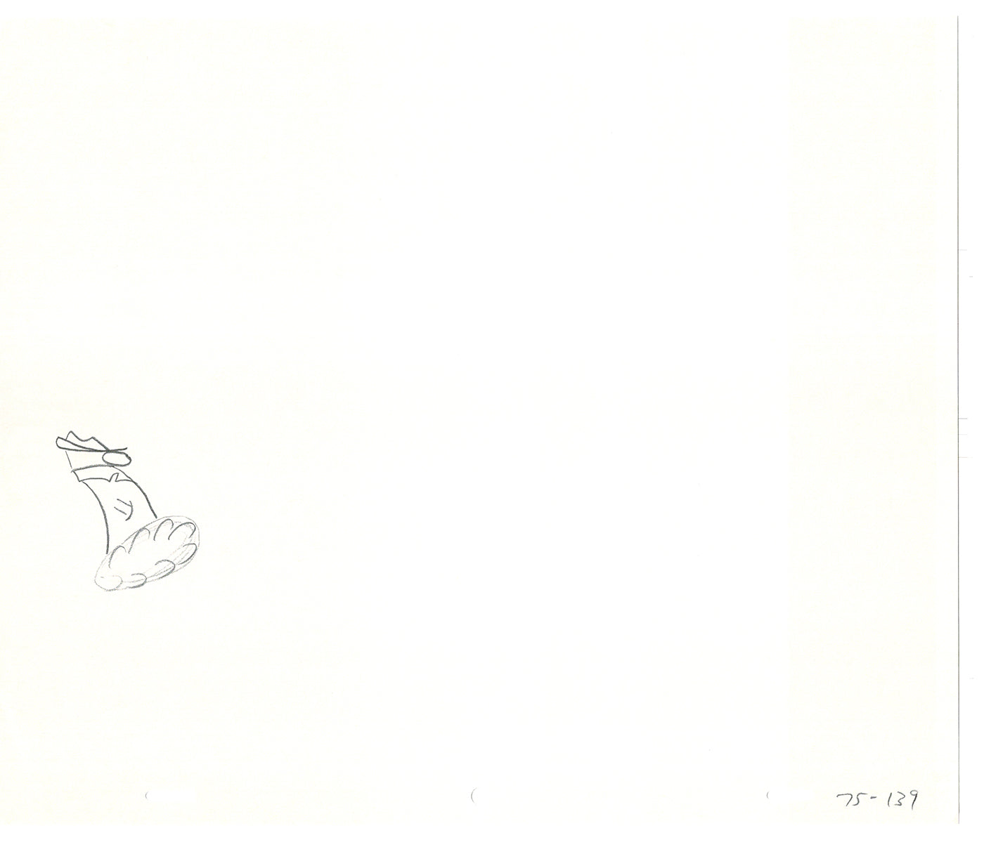 Sesame Street Two Cel Drawings Detective Anticipation Production Cartoon Ivanick 1989 DD205