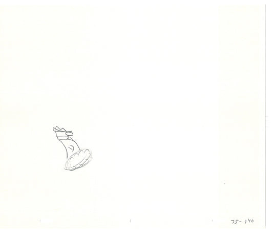 Sesame Street Two Cel Drawings Detective Anticipation Production Cartoon Ivanick 1989 DD207
