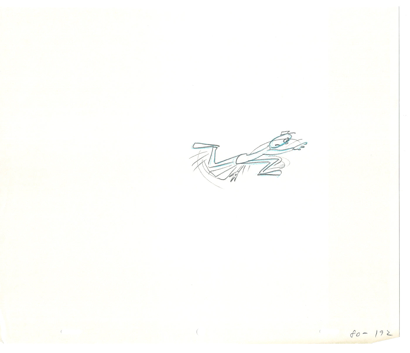 Sesame Street Two Cel Drawings Detective Anticipation Production Cartoon Ivanick 1989 DD207