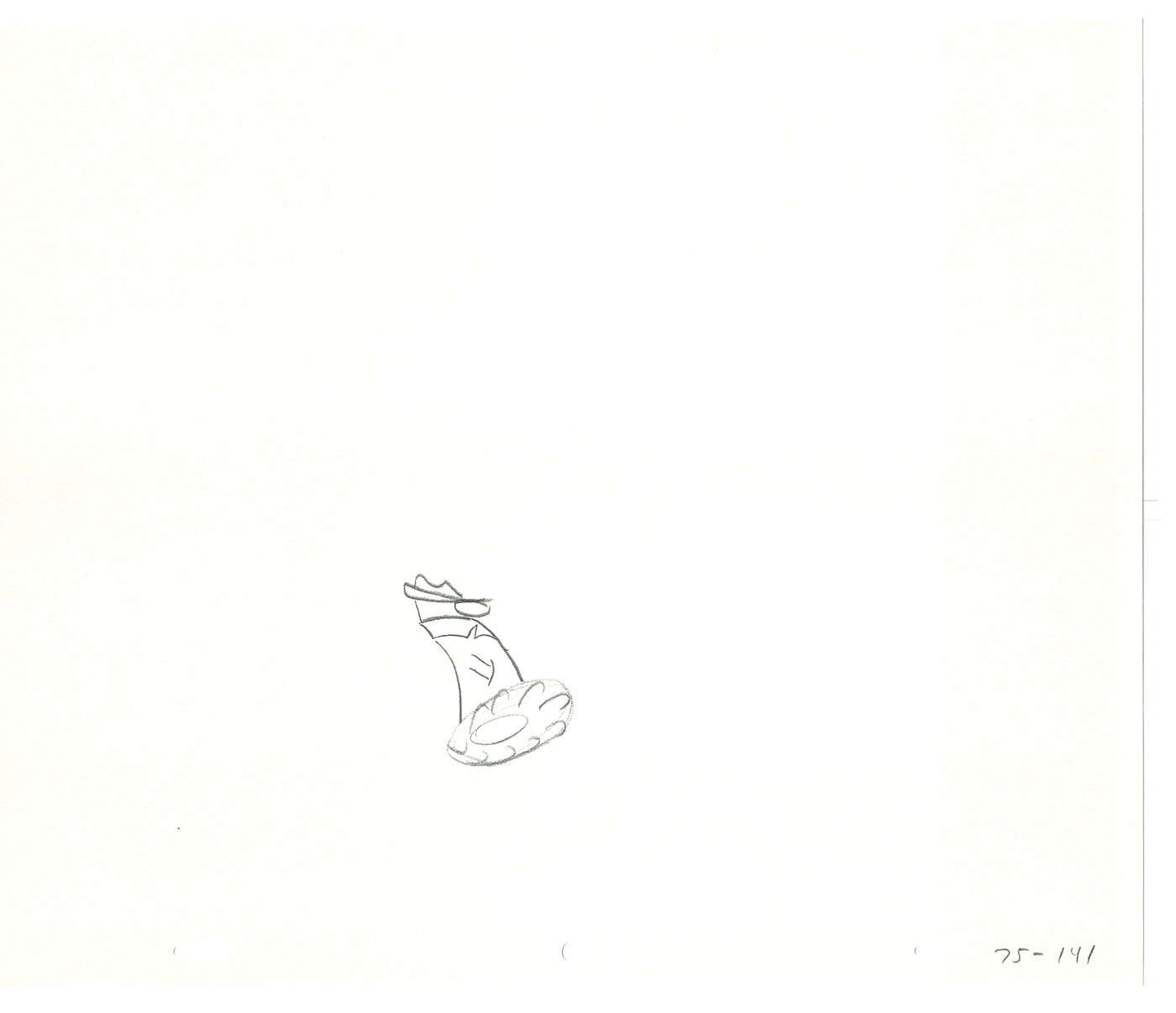 Sesame Street Two Cel Drawings Detective Anticipation Production Cartoon Ivanick 1989 DD209