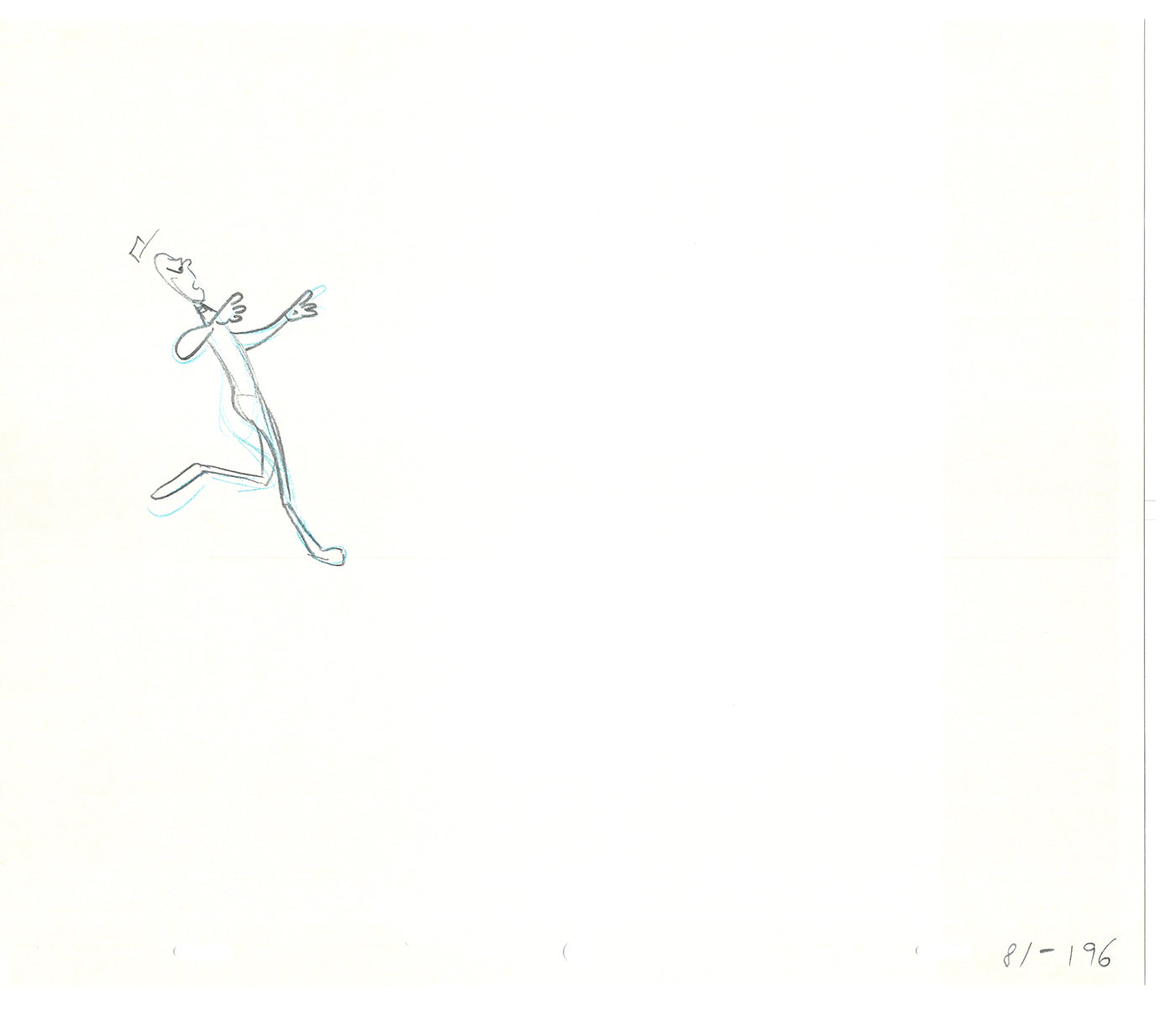 Sesame Street Two Cel Drawings Detective Anticipation Production Cartoon Ivanick 1989 DD209