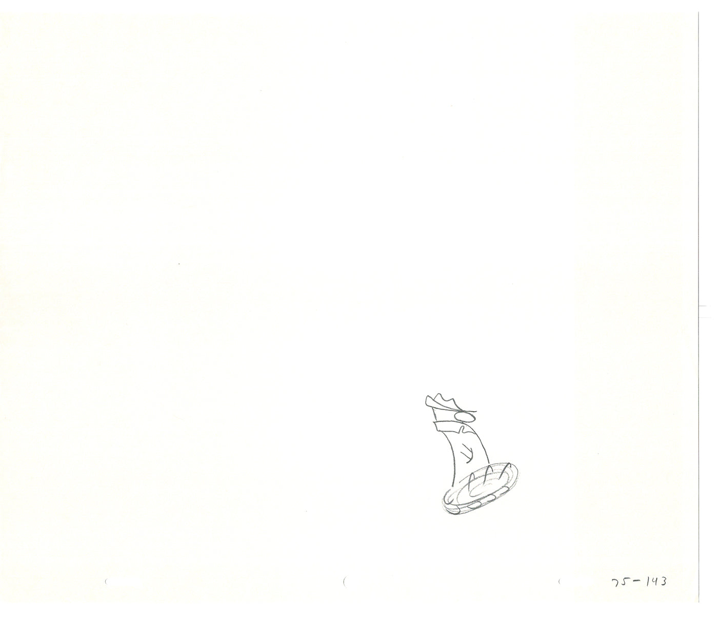 Sesame Street Two Cel Drawings Detective Anticipation Production Cartoon Ivanick 1989 DD213