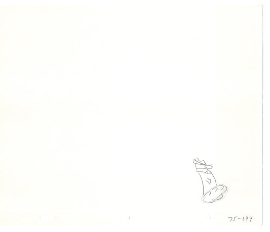 Sesame Street Two Cel Drawings Detective Anticipation Production Cartoon Ivanick 1989 DD215