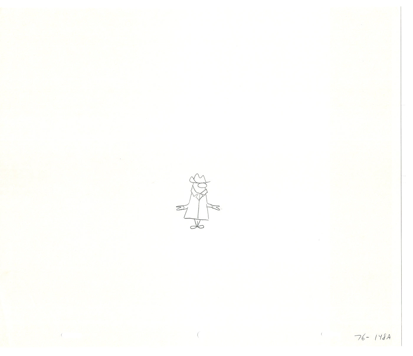 Sesame Street Two Cel Drawings Detective Anticipation Production Cartoon Ivanick 1989 DD217