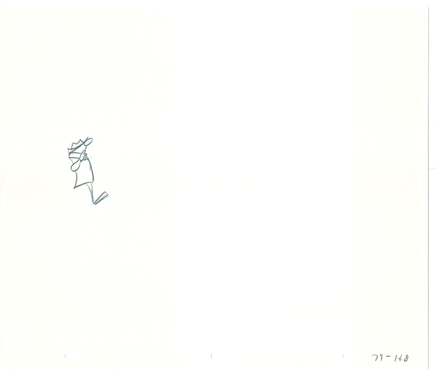 Sesame Street Two Cel Drawings Detective Anticipation Production Cartoon Ivanick 1989 DD221