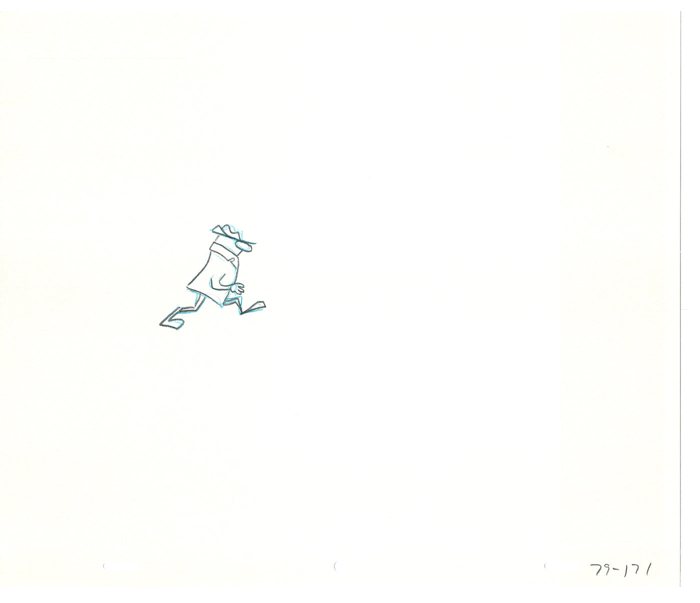 Sesame Street Two Cel Drawings Detective Anticipation Production Cartoon Ivanick 1989 DD227