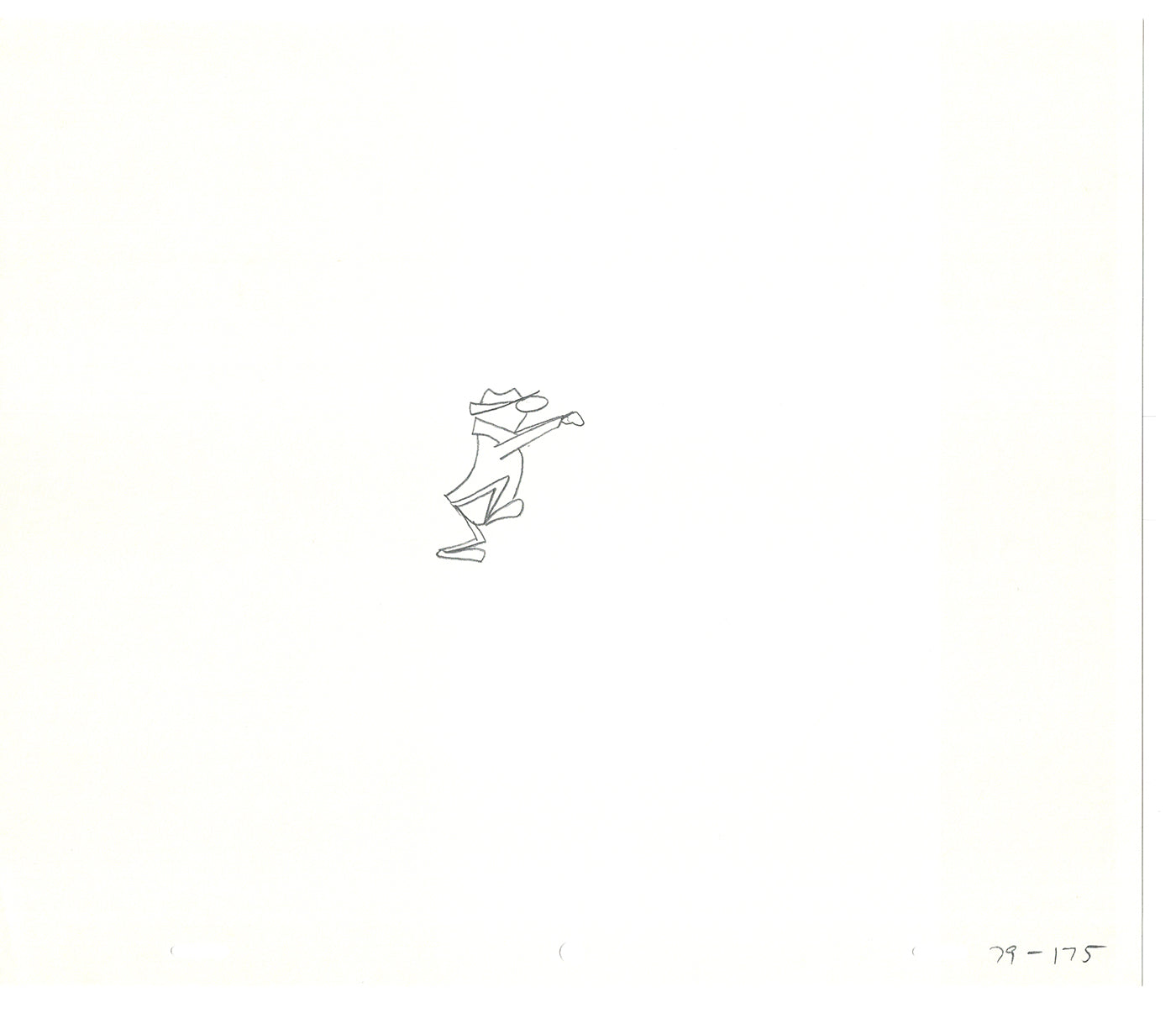 Sesame Street Two Cel Drawings Detective Anticipation Production Cartoon Ivanick 1989 DD235