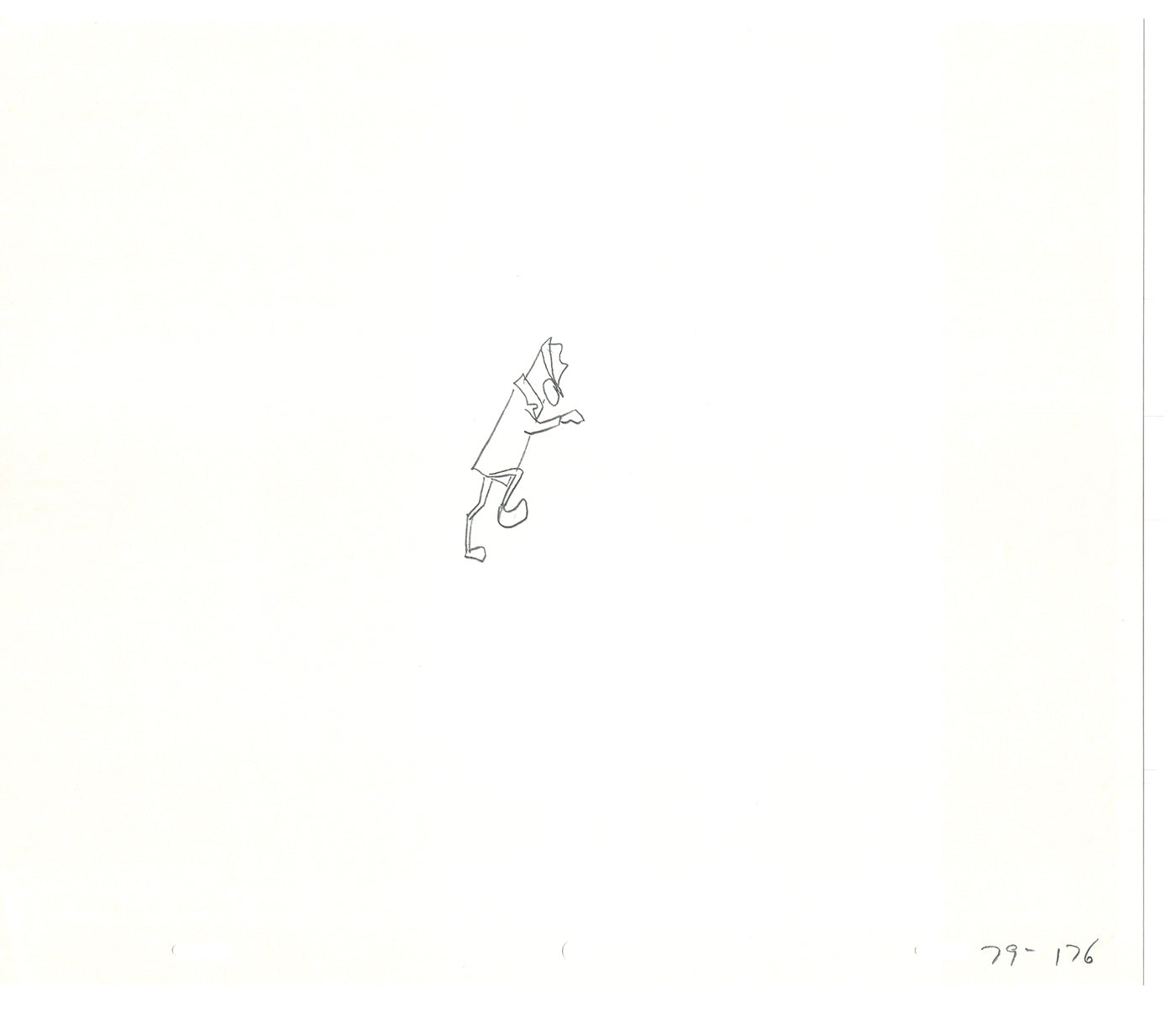 Sesame Street Two Cel Drawings Detective Anticipation Production Cartoon Ivanick 1989 DD237