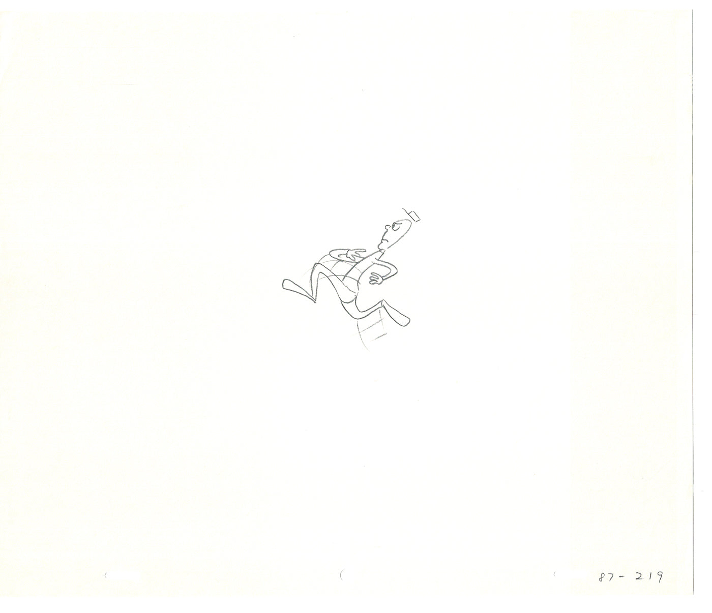 Sesame Street Two Cel Drawings Detective Anticipation Production Cartoon Ivanick 1989 DD237