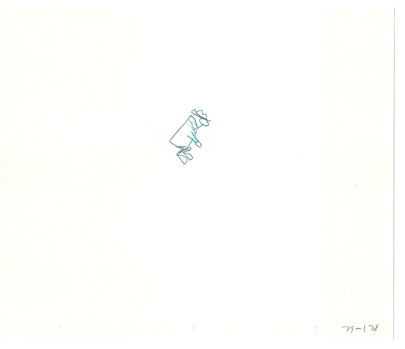 Sesame Street Two Cel Drawings Detective Anticipation Production Cartoon Ivanick 1989 DD241