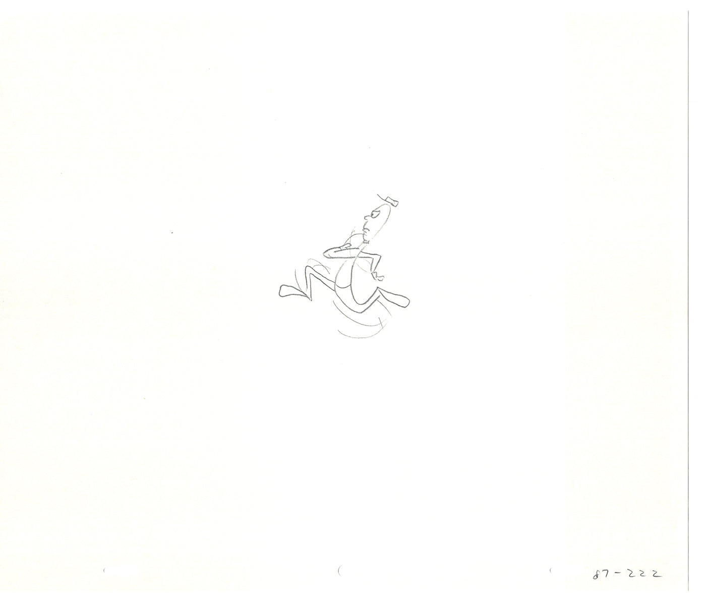 Sesame Street Two Cel Drawings Detective Anticipation Production Cartoon Ivanick 1989 DD243