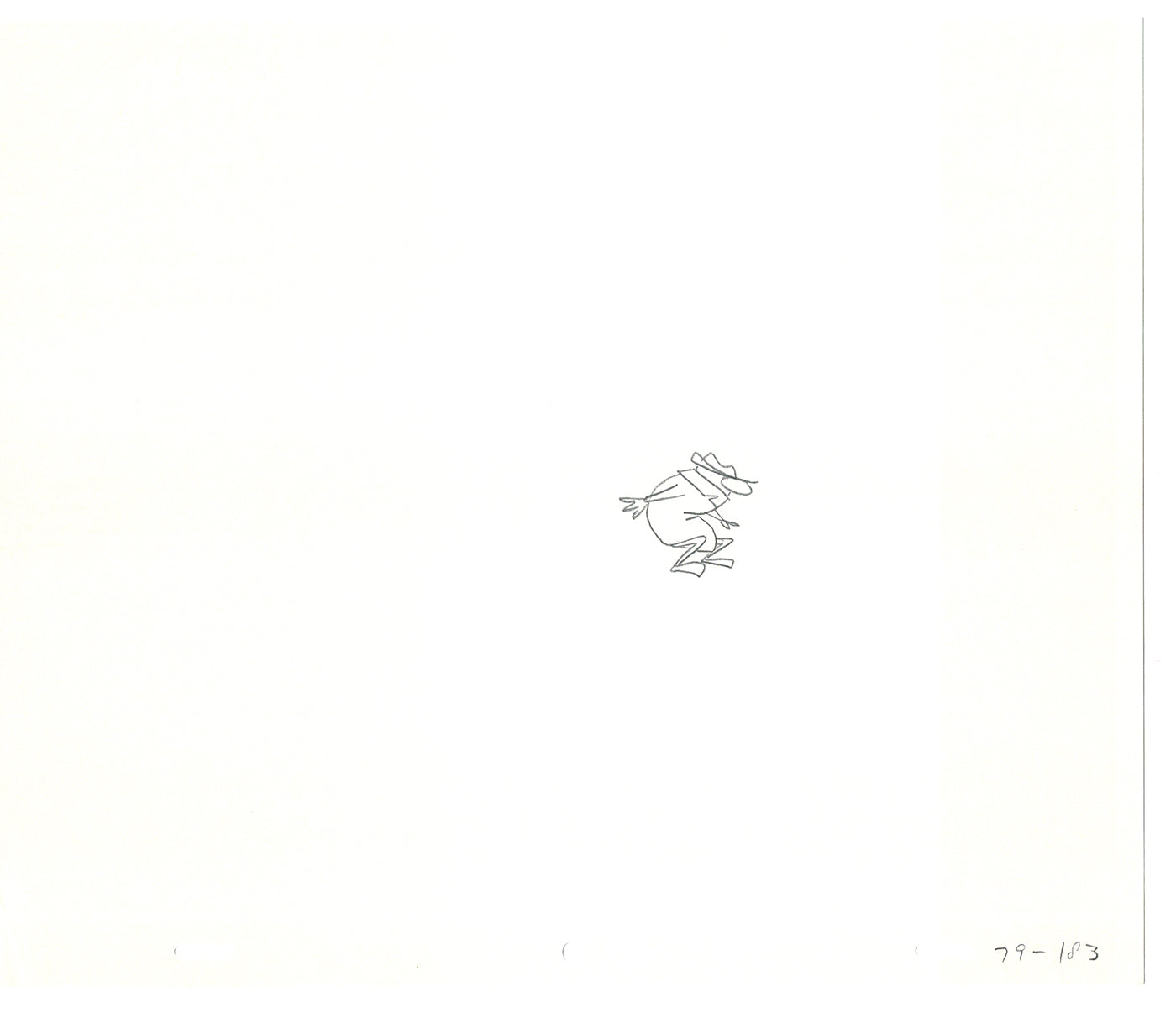 Sesame Street Two Cel Drawings Detective Anticipation Production Cartoon Ivanick 1989 DD251