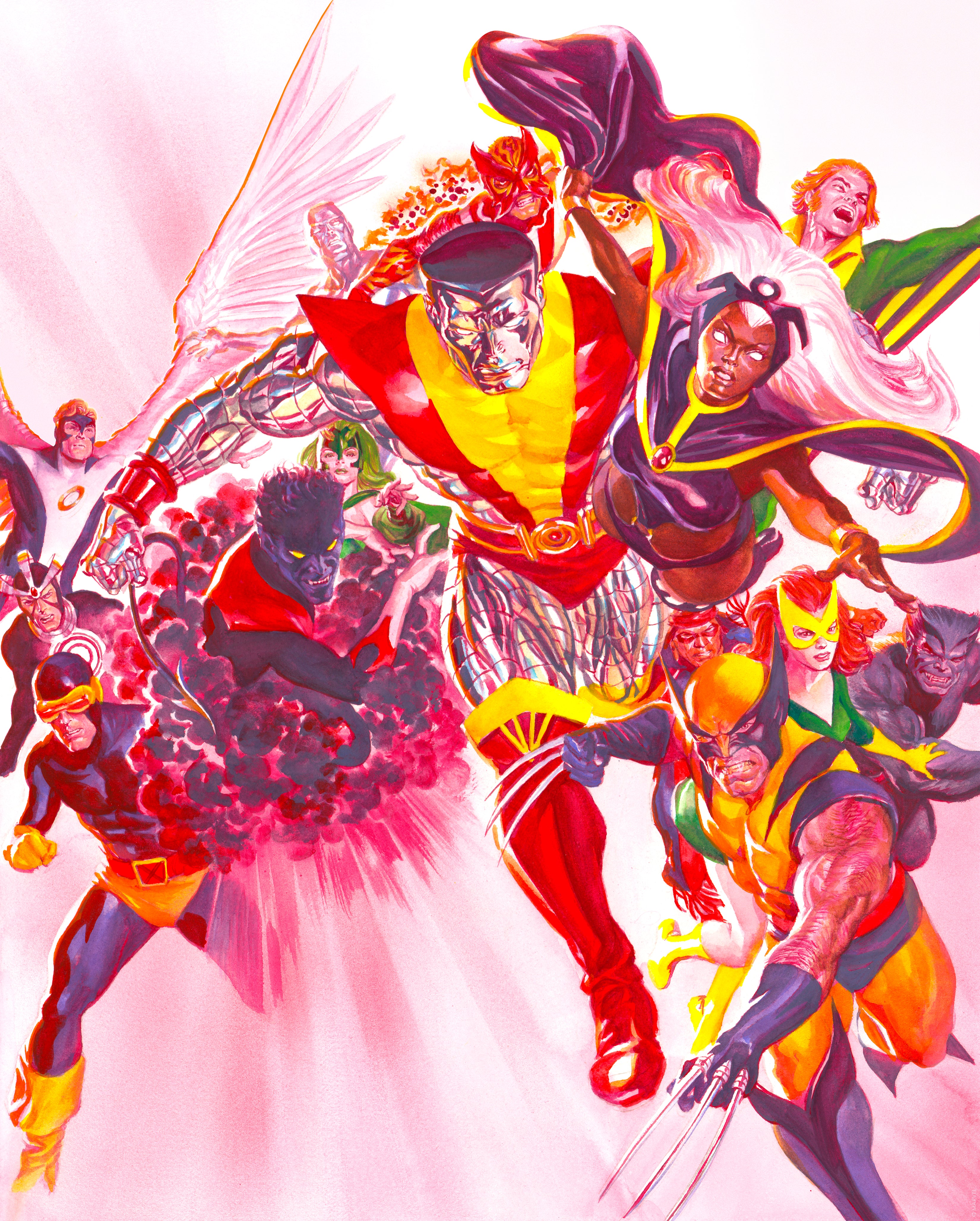 Dimensions X-men Alex Ross Signed Marvel SDCC 2026 Exclusive Print