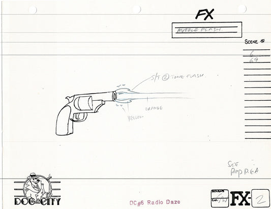 Dog City Grp of 3 Animation Model Sheets Cartoon Henson Fox Nelvana 1992-4 A-115