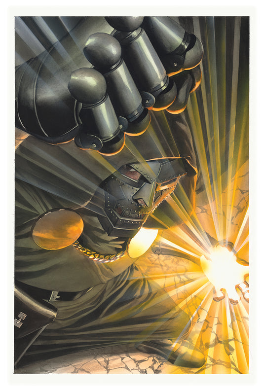 Doctor Doom Doomquest Alex Ross Signed Marvel SDCC 2026 Exclusive Print on Canvas Limited Edition of 15 Printers Proof Edition