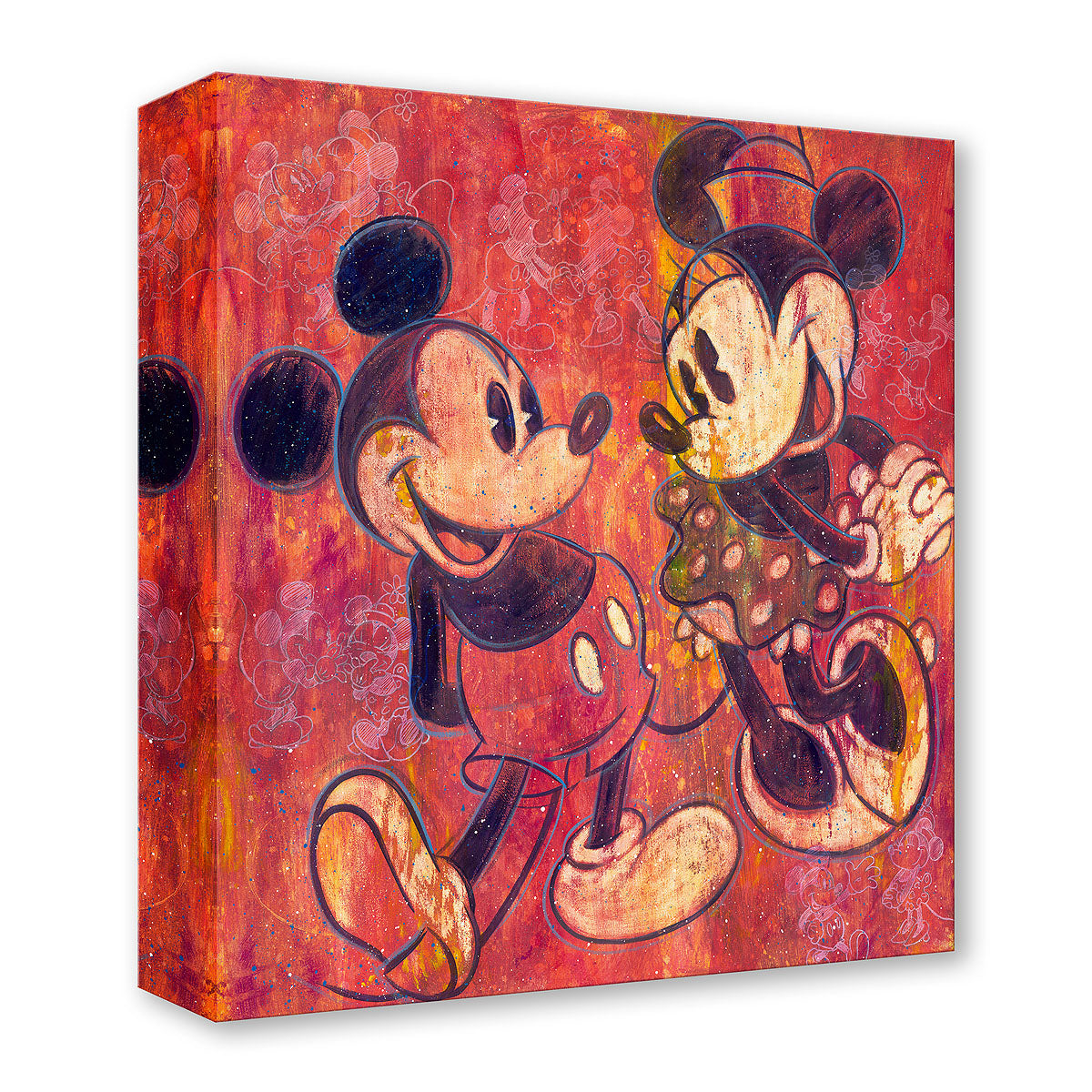Mickey Mouse Minnie Mouse Walt Disney Fine Art Stephen Fishwick Limite ...
