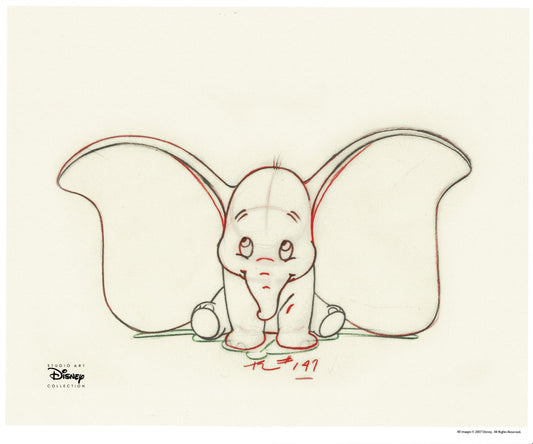 Dumbo Walt Disney Limited Edition Giclee Print 2007 Sold-Out 1 OH