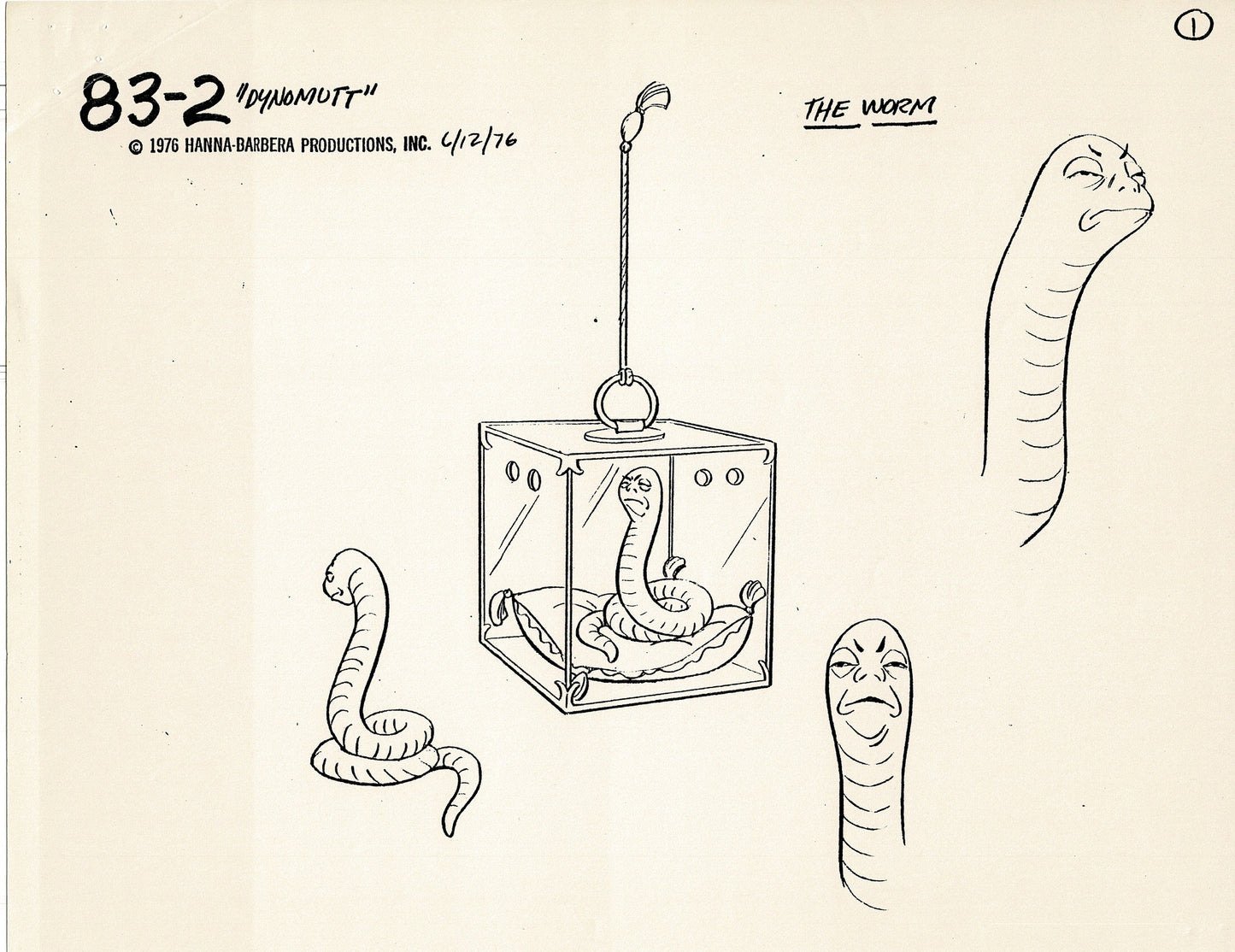 Dyno-Mutt Blue Falcon 1976 Production Model Sheet Copy Lot of 11 Pages from Hanna Barbera 3