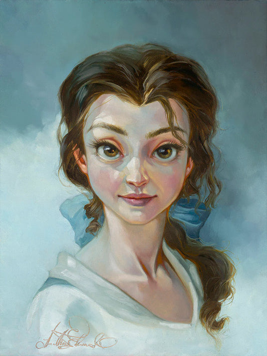 Beauty and the Beast Belle Walt Disney Fine Art Heather Edwards Signed Limited Edition of 295 Print on Canvas Chapter Two